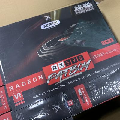 China New Workstation Radeon RX 590 8G Graphics Card Laptop For Desktop Gaming XFX RX 590 for sale