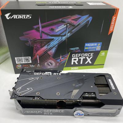 China Wholesale Brand New Rumax Gigabyte 24G Aorus Master 3090 Video Workstation Graphics Cards For Card Graphics Card for sale