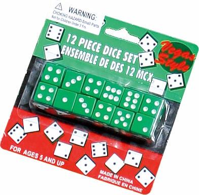 China Play popular loaded plastic dice for sale