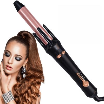 China 1 Inch Tourmaline Automatic Hair Curling Wands 428F Professional Hair Curling Curling Iron Curl and Wave Adjustable Heat Settings Curler Iron for sale