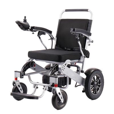 China Aluminum alloy factory battery electric wheelchair wholesale foldable remote control wheelchair for sale