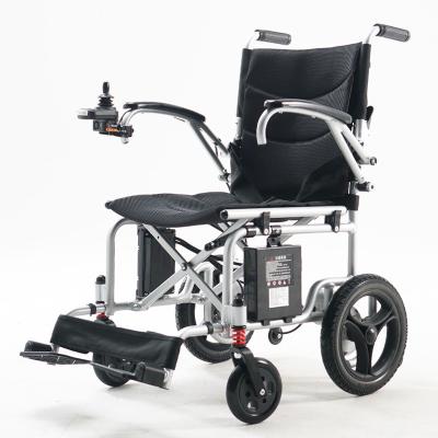 China Medical Affordable Aluminum Alloy Handicap Electric Motor Cheap Wheelchairs Folding Power Wheelchair for sale