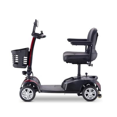 China Unisex Best Selling Lithium Battery Electric Mobility Scooter Car For Adult Elderly 300lbs 4 Wheel Portable Scooter Four Wheel Ce 24V for sale