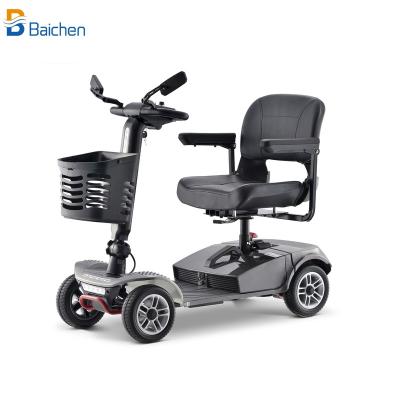 China Long Time Resistance Unisex Comfortable Travel Four Wheel Electric Scooter For Elderly People for sale