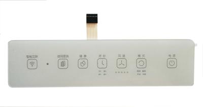 China IP65 Capacitive Membrane Switch 3M467 Adhesive 2.54mm Female Connector for sale