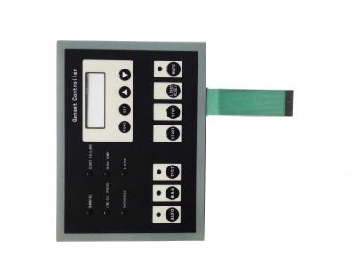 China Thin Embossing Membrane Switch Matt Panel Metal Dome Genset Controller for sale