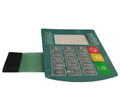 China Embossed Type Waterproof Membrane Switch LED Windows Convenient Installation for sale