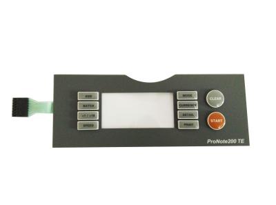 China 3M Adhesive Waterproof Membrane Switch , A4300 Silicone Membrane Switch for sale