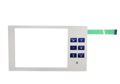 China LGF Backlit Membrane Switch Customized Size With Embossed Button Keys for sale