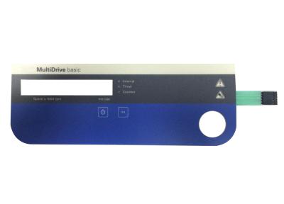 China 35V 100mA Backlit Membrane Switch , Flat Type Capacitive Membrane Keypad for sale