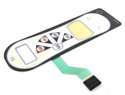 China FPC Backlit Membrane Switch , Waterproof Membrane Switch Flat Finished for sale