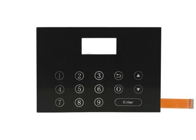 China Flat Finished PMMA Capacitive Panel Keypad With FPC / Transparent Window for sale