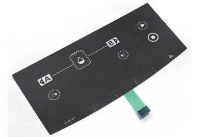 China Backlight Deadfront Panel Capacitive Membrane Switch 0.5mm Thickness for sale