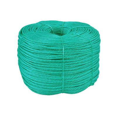 China MARINE ACTIONS! HOT SALE! Polypropylene pp danline 3 /4 strands pp 10mm twisted floating rope for sale