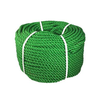 China Marine Wholesale Supplier High Quality Strands Rope Plastic HDPE 3 Twisted PE Fishing Ropes PP Bundle Twine Rope for sale