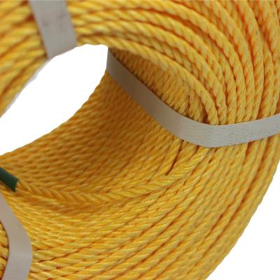 China OEM Marine Plastic Split Film PP Packing Polyester Rope for sale