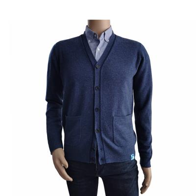 China 2020 New Breathable Merino Wool Button Men's Cardigan Winter Sweaters For Men With Pocket for sale