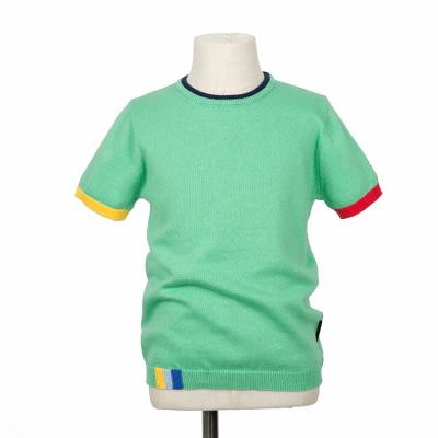 China OEM ODM Pima Breathable Hot Selling Cotton Kids Short Sleeve 100% Kids Clothing T-Shirts With Round Neck for sale