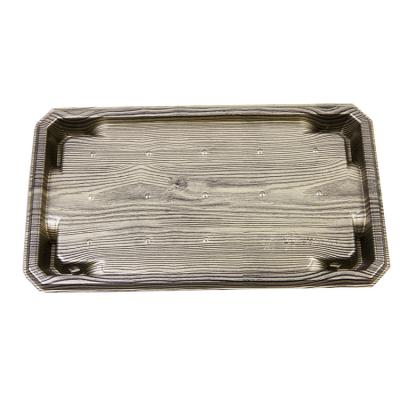 China SM1-5109MZ Food Grade Sushi Tray Lowest Price Dishes Trays With Disposable Lid for sale