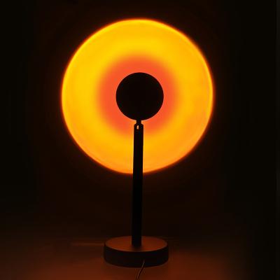 China Traditional USB LED Sunset Spotlight Floor Lamp Indoor Bar Cafe Store Lighting Colorful Lamp for sale