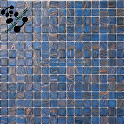 China Smh10 Parquet Mosaic Pool Mosaic Glass Block Hot-melt Glass Walls In Bathroom for sale