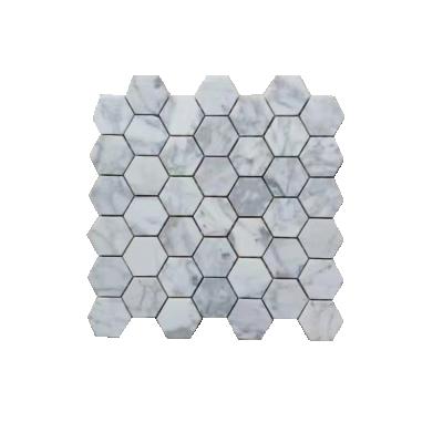 China Parquet Supper Wall Splash Back Wall Decorate Art Mosaic Slab Hot America Marble Mosaic Slab for sale