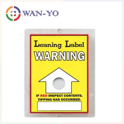 China Barcode Leaning Label: Tiltwatcher Indicator Shipping Labels for sale