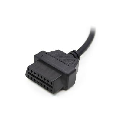 China 2022 Hot Sale Automotriz 1.2M OBD 16 Pin Female To OBD2 OBDII Extension Cable Adapter Connector Automotive Diagnostic Tool for Car for sale