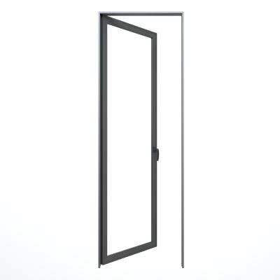 China Modern Functional Heavy Aluminum Slide Kitchen Single-Opening Interior Swing Door for sale