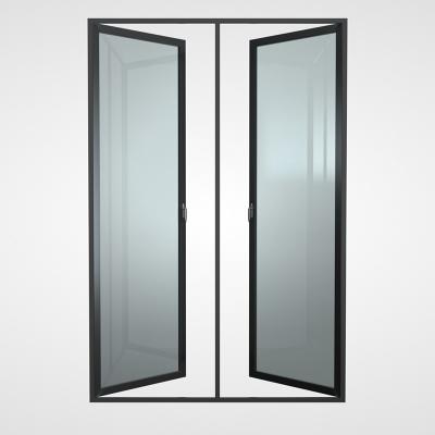 China Factory Hot Sale Aluminum Door Soundproof And Soundproof Glass Door Windproof for sale