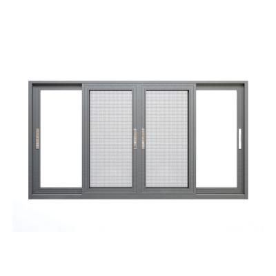 China Accessories Modern Fully Stocked Aluminum Materials Handle Garage Door Sliding Window Home Window Glass Design for sale