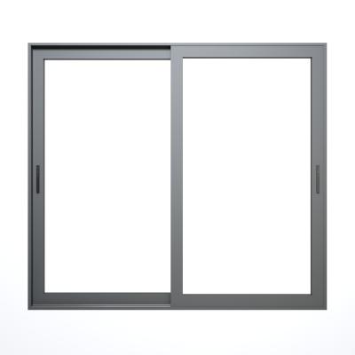 China Factory Direct Wholesale Modern Design Waterproof Aluminum Glass Thin Profile Sliding Door For Houses for sale