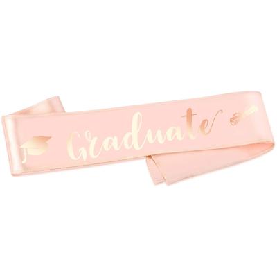 China Graduation Decoration-Funny Satin Sash Graduation Party Graduation Party Graduation Gifts for Girl for sale