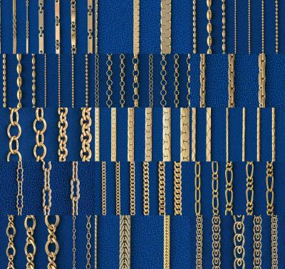 China DIY Brass Bracelet/Necklace/Earring Jewelry Chains Catalog 3 - Round C-Chain Restriction Link Bead Rope Roll Vulpine Double For Necklace Bracelet Making for sale