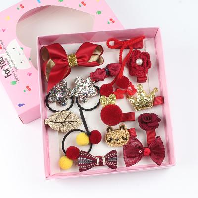 China Fashion Blue Stripe Sweet Hair,Cute Bow Claw Gift Box Clip Luxury Korean Hair Accessories Hair Clip Kids for sale