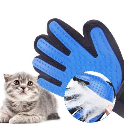 China Sustainable Pet Clean Gloves , Dog Grooming Bathing Pet Shower Grooming Glove for sale