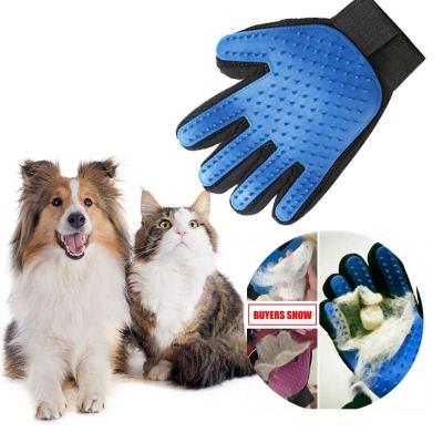 China Viable Dog Hair Grooming Glove, Cat Pet Hair Remover Glove Brush for sale