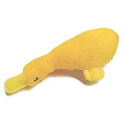 China Viable Dog Chew Toy , Duck Squeaky Pet Chew Dog Interactive Plush Toys for sale