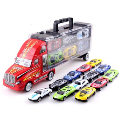 China Intellectual Strength Toys Children Car , Storage Container Truck Alloy Metal Toy Trucks For Kids // for sale