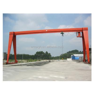 China Electric Gantry Crane 10ton 20ton Box Girder Single Girder Gantry Crane for sale