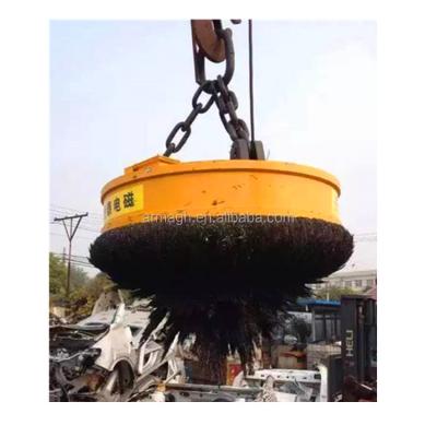 China Safety Elevator Lifting Magnet For Excavator Electric Steel Plate Lifting Magnet For Rotary Electromagnet Crane for sale