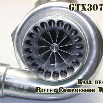 China GT3071R Turbocharger Billet Wheel Ball Bearing GT30 GTX30 22cm*24cm*26cm for sale