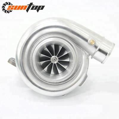 China Ceramic Flange 0.68 210*230*260mm NEC Billet Compressor Wheel T72 Ball Bearing Dual Charger T4 Turbo Racing for sale