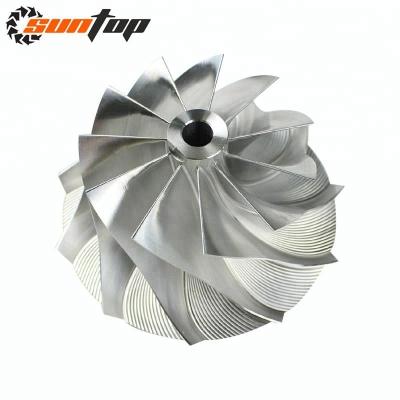 China HIGH QUALITY ALLOY Turbo Charger Turbocharger Billet COMPRESSOR WHEEL 11+0 for sale