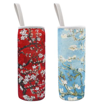 China Wholesales Raincoats Digital Printing Soft Sleeve Holder Bottle Holder Neoprene SBR Cover Waterproof Cooler Bag For Custom Logo for sale