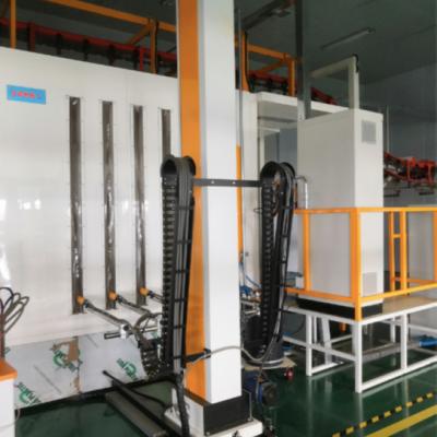 China Factory Electrostatic Metal Oven Line Aluminum Paint Booth for sale