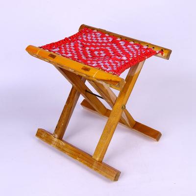 China Small Portable Folding Horse Wooden Folding Chair Wooden Stool Family Outdoor Fishing Barbecue Solid Wood for sale