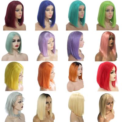 China Wholesale Silky Straight Wave Ready To Boat Wigs WeAVONS and Wigs Accent 1B Honey Brown Color Straight Bob Hair Lace Front Wigs for sale