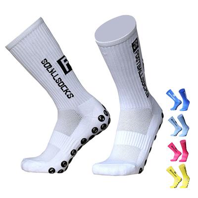 China New Style FS Breathable Soccer Round Silicone Suction Cup Grip Anti Slip Football Boots Sports Mens Baseball Rugby Custom Compression Socks for sale