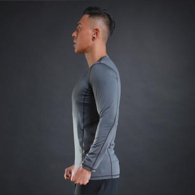 China New Arrivals Men Breathable Active Compression Tights Long Sleeve Shirt Sport Wear for sale